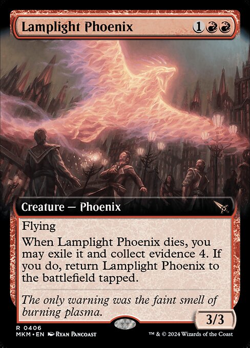 Lamplight Phoenix – Extended Art