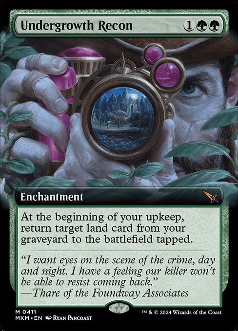 Undergrowth Recon – Extended Art