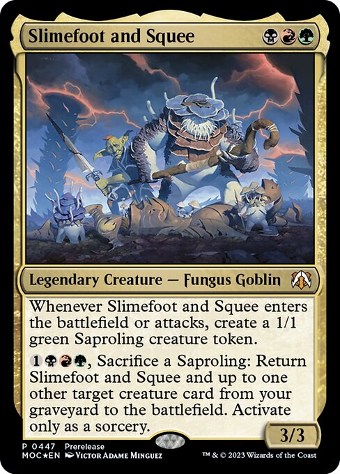 Slimefoot and Squee – Pre-release Promos
