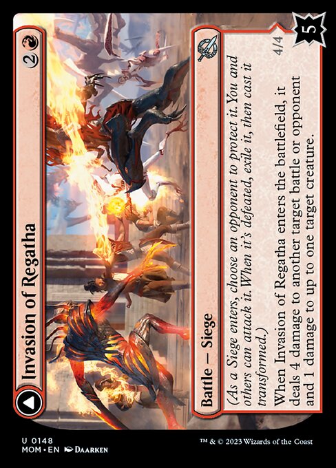 Invasion of Regatha // Disciples of the Inferno – Foil