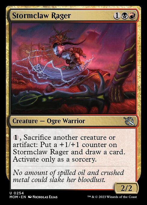 Stormclaw Rager – Foil