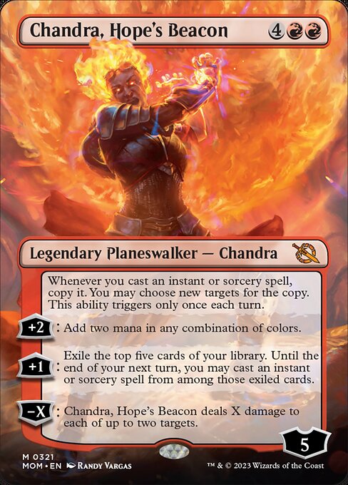 Chandra, Hope’s Beacon – Borderless Planeswalker