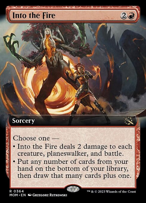 Into the Fire – Extended Art – Foil