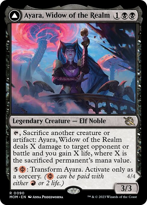 Ayara, Widow of the Realm // Ayara, Furnace Queen – Foil