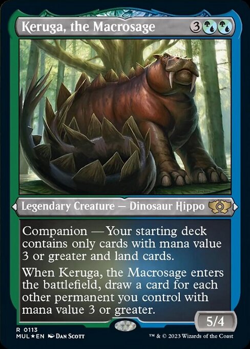Keruga, the Macrosage – Foil Etched