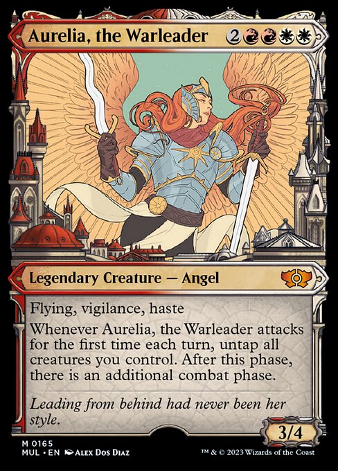 Aurelia, the Warleader – Halo Foil