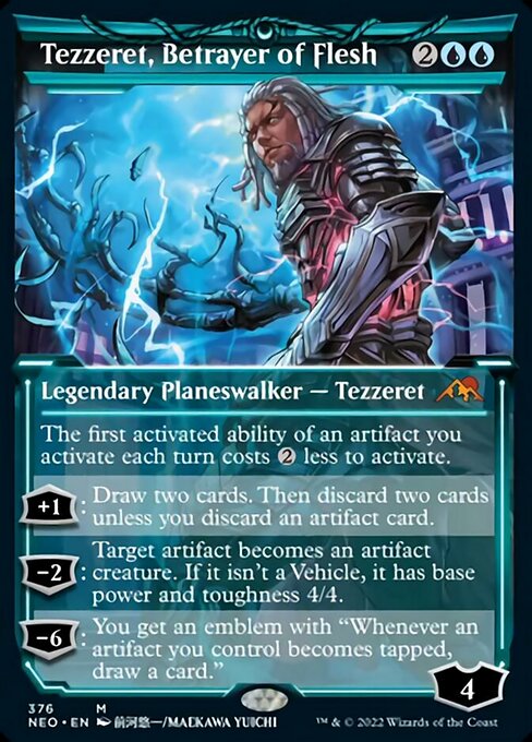 Tezzeret, Betrayer of Flesh – Etched Foil