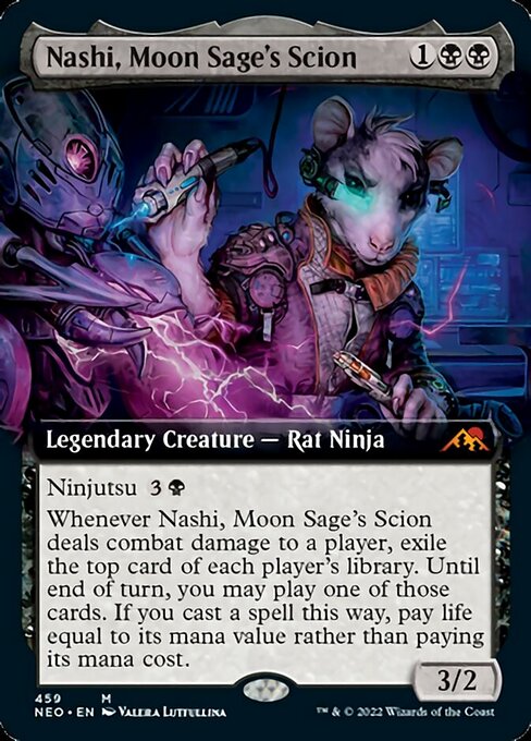 Nashi, Moon Sage’s Scion – Extended Art – Foil