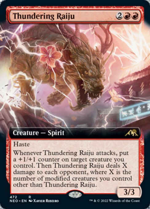 Thundering Raiju – Extended Art