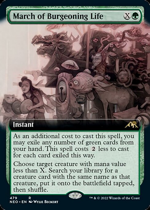 March of Burgeoning Life – Extended Art – Foil