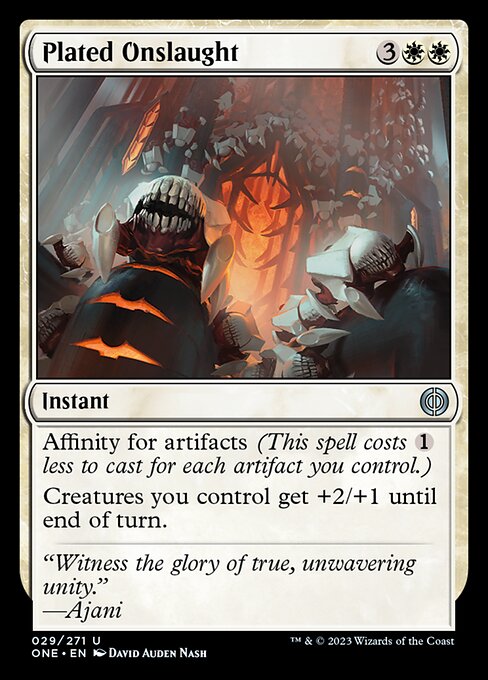 Plated Onslaught – Foil