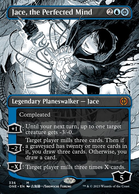 Jace, the Perfected Mind – Borderless Planeswalker – Foil