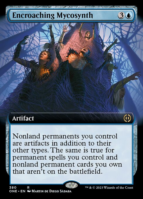 Encroaching Mycosynth – Extended Art – Foil