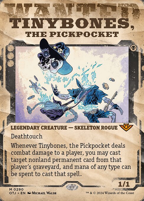 Tinybones, the Pickpocket – Wanted Poster