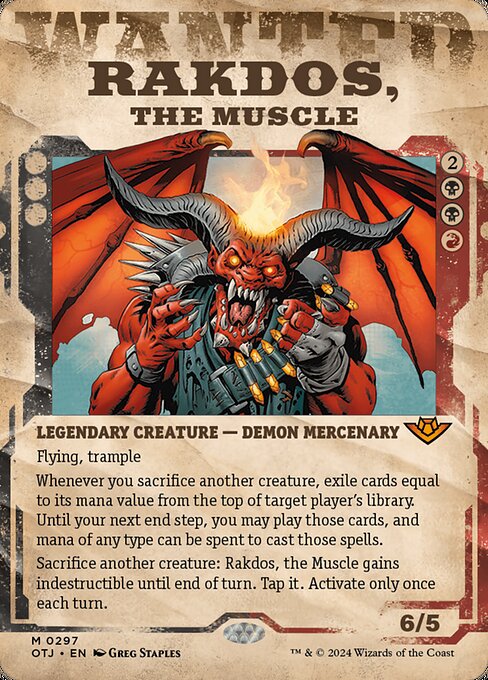 Rakdos, the Muscle – Wanted Poster