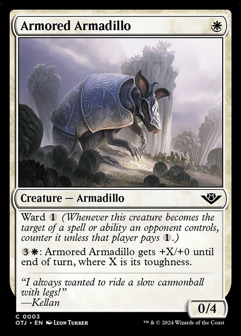 Armored Armadillo – Foil