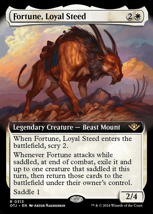 Fortune, Loyal Steed – Extended-Art – Foil