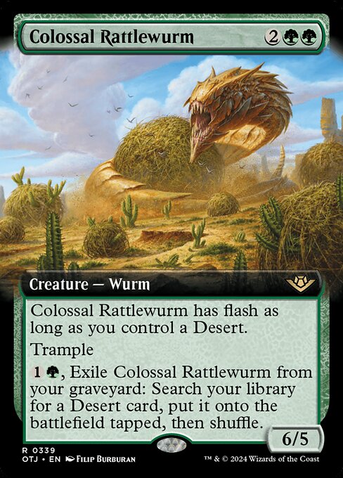 Colossal Rattlewurm – Extended-Art