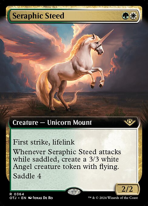Seraphic Steed – Extended-Art