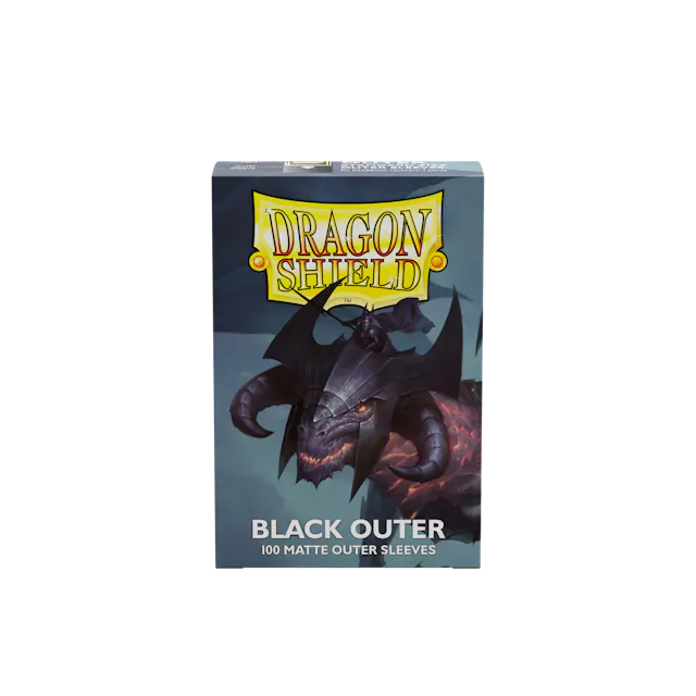 Dragon Shield – Matte Outer Sleeves – Black