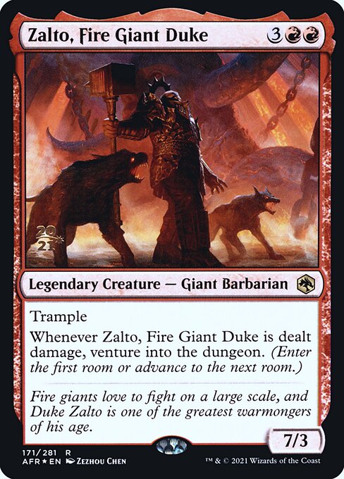 Zalto, Fire Giant Duke – PR Foil