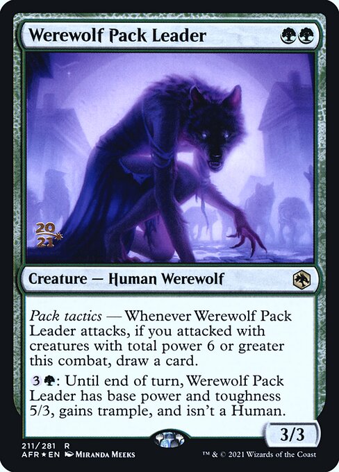 Werewolf Pack Leader – PR Foil
