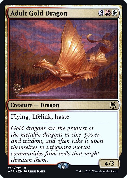 Adult Gold Dragon – PR Foil