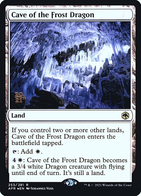 Cave of the Frost Dragon – PR Foil