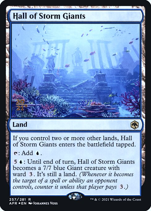 Hall of Storm Giants – PR Foil