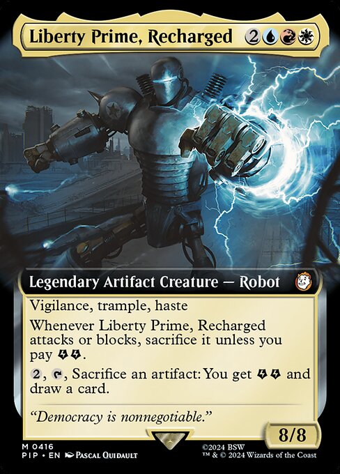 Liberty Prime, Recharged – Extended-Art