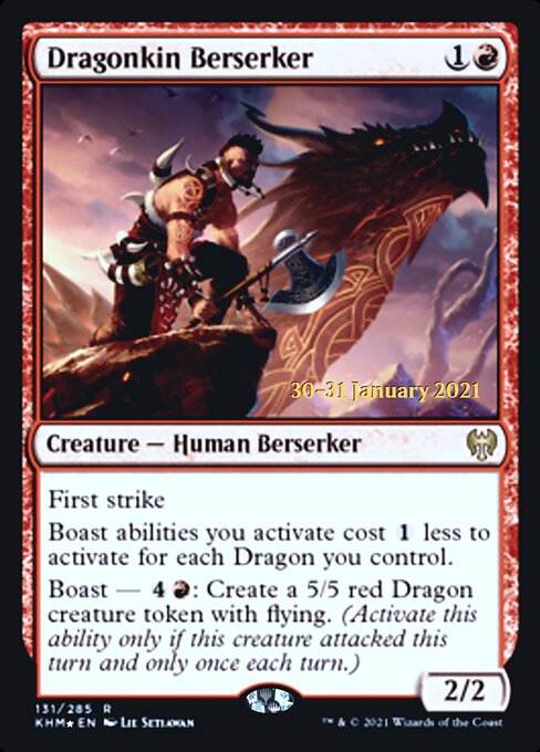 Dragonkin Berserker – PR Foil