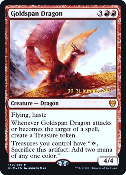 Goldspan Dragon – PR Foil
