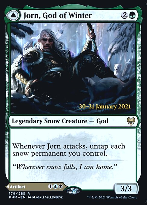 Jorn, God of Winter // Kaldring, the Rimestaff – PR Foil