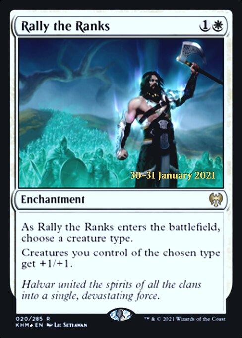 Rally the Ranks – PR Foil