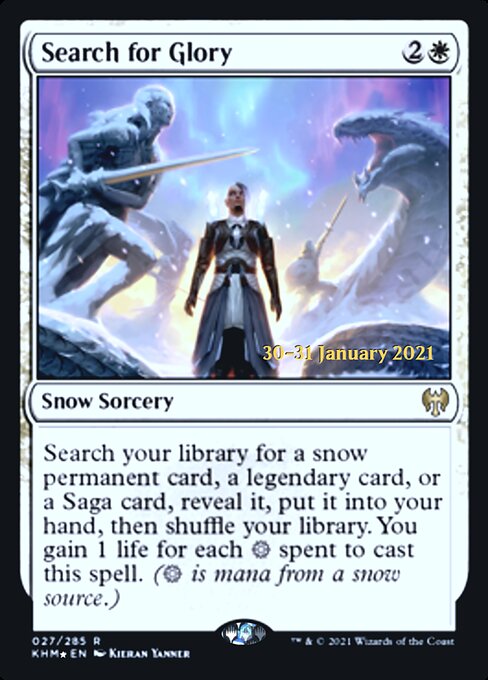 Search for Glory – PR Foil