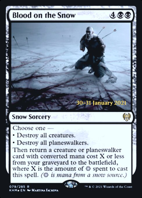 Blood on the Snow – PR Foil