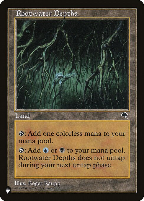 Rootwater Depths – The List