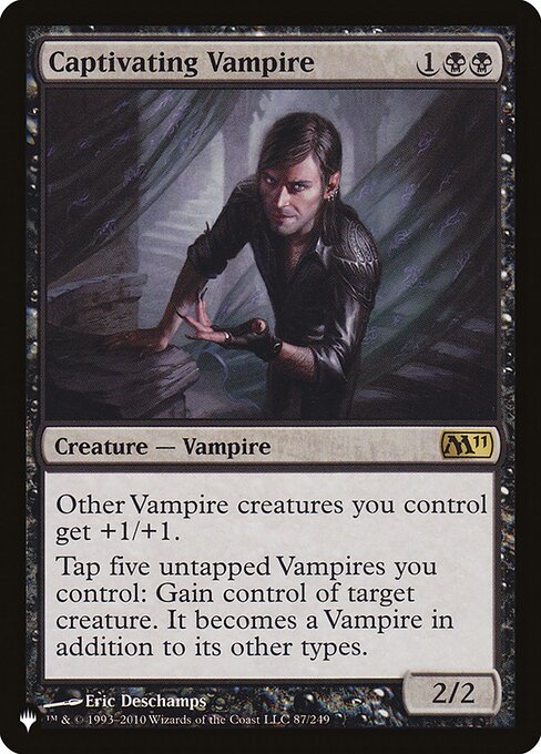 Captivating Vampire – The List