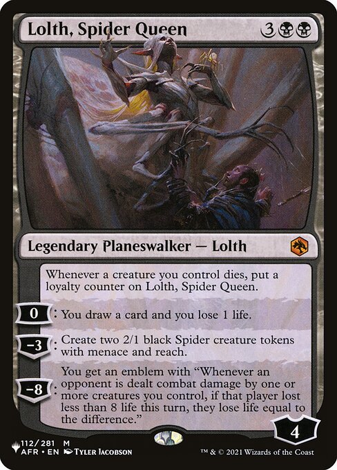 Lolth, Spider Queen – The List