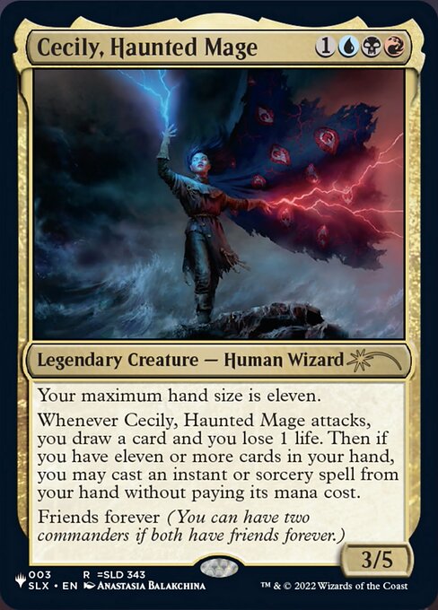 Cecily, Haunted Mage – The List