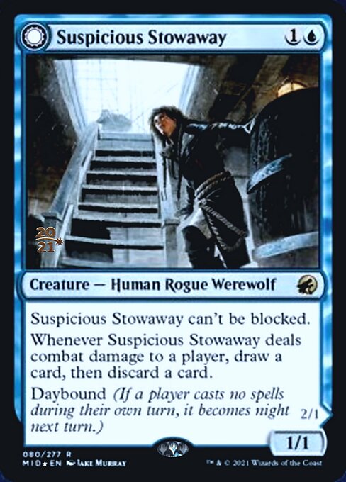 Suspicious Stowaway // Seafaring Werewolf – PR Foil