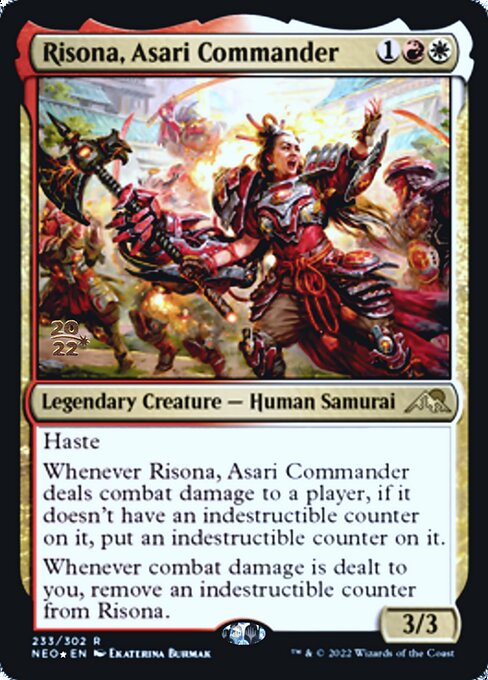 Risona, Asari Commander – PR Foil