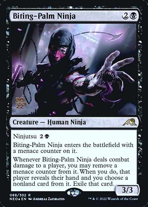 Biting-Palm Ninja – PR Foil