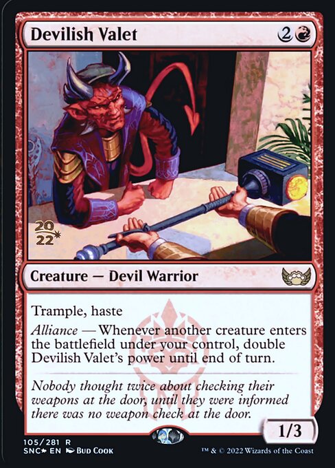Devilish Valet – PR Foil