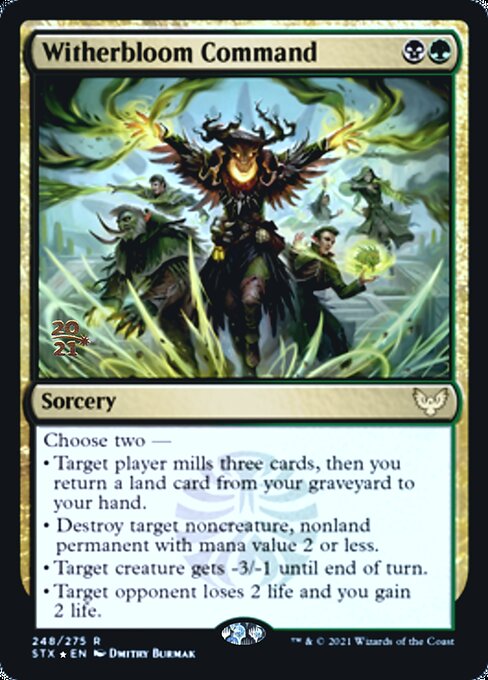 Witherbloom Command – PR Foil