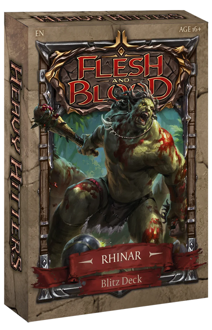Flesh and Blood – Heavy Hitters Blitz Deck – Rhinar