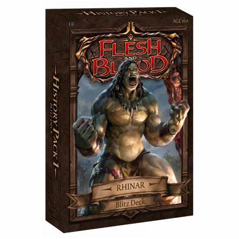 Flesh and Blood – History pack 1 Blitz Deck: Rhinar