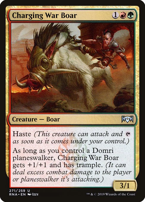 Charging War Boar – Foil