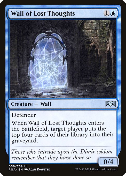 Wall of Lost Thoughts – Foil