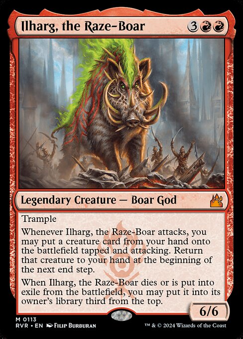 Ilharg, the Raze-Boar – Foil